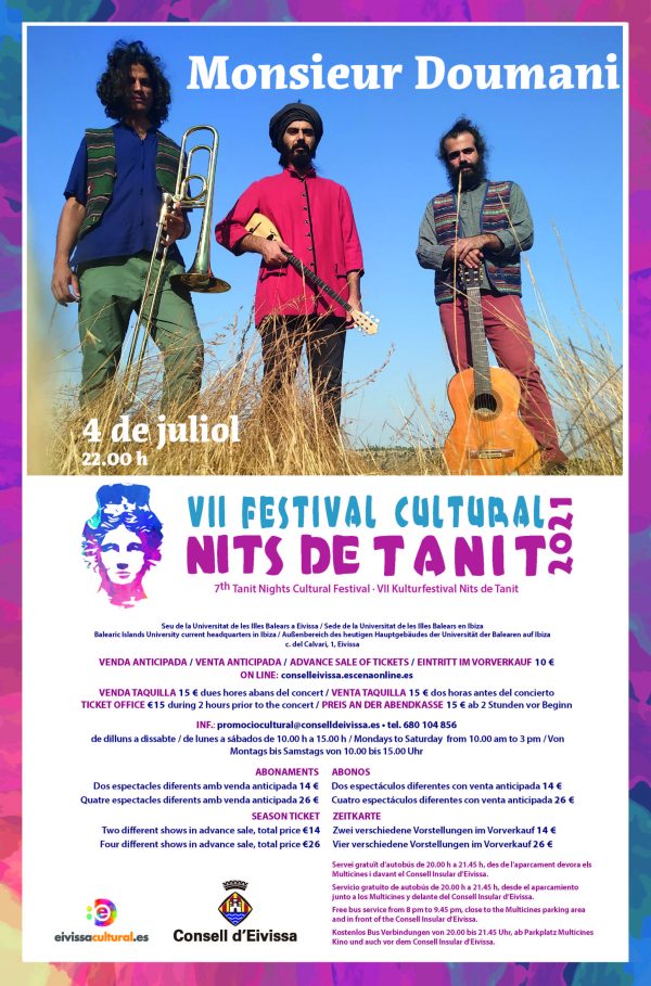 VII Festival Cultural Nits de Tanit 2021: Monsieur Doumani